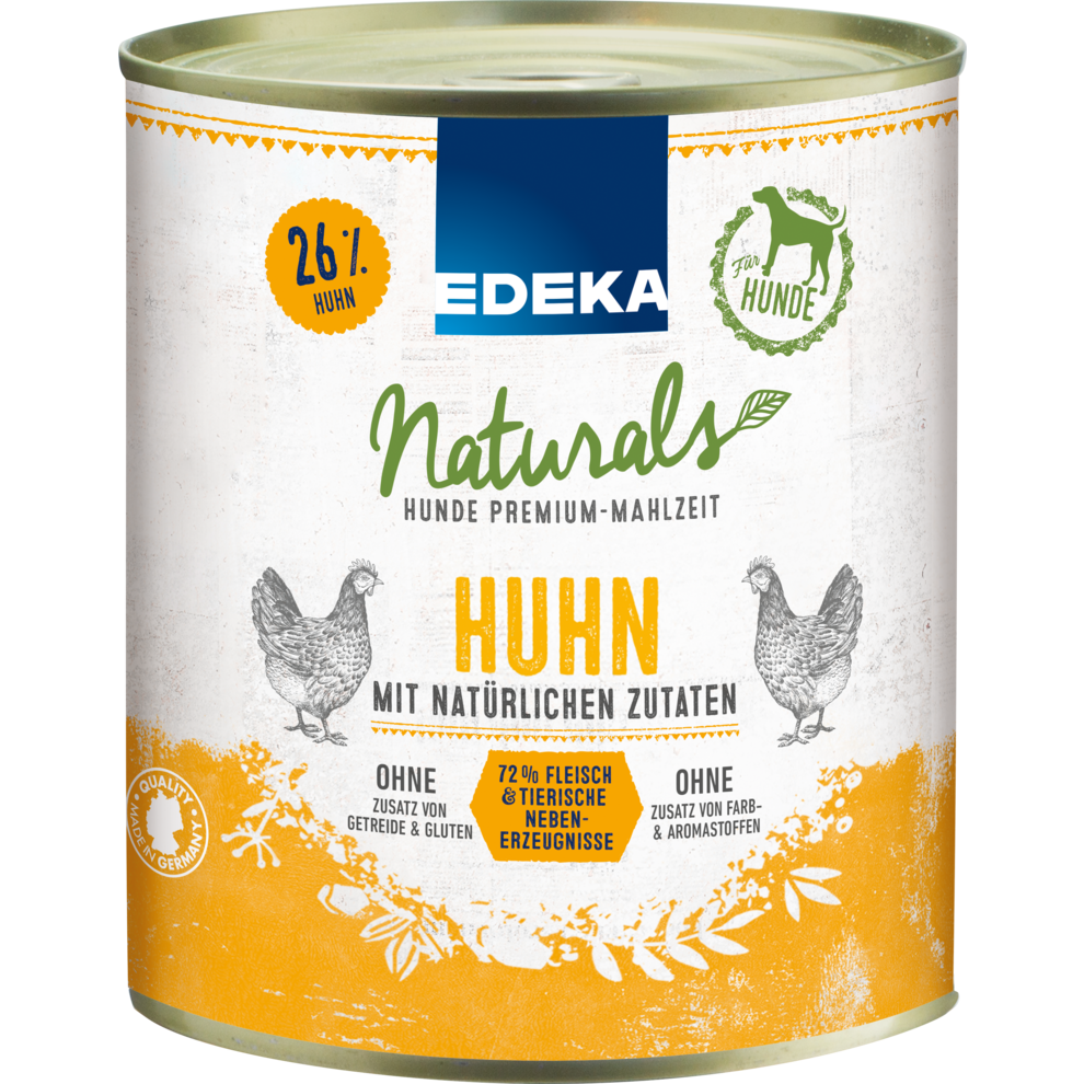 Naturals Hunde Premium Mahlzeit Huhn EDEKA