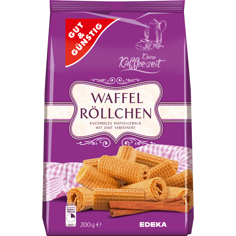 Waffelröllchen | EDEKA