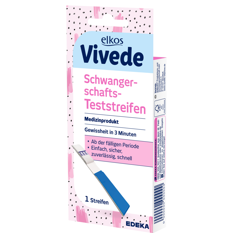 Schwangerschafts-Teststreifen-Frühtest