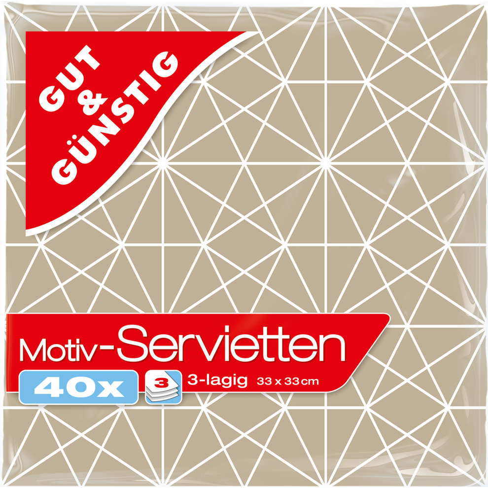 Motivservietten, Graphik Design