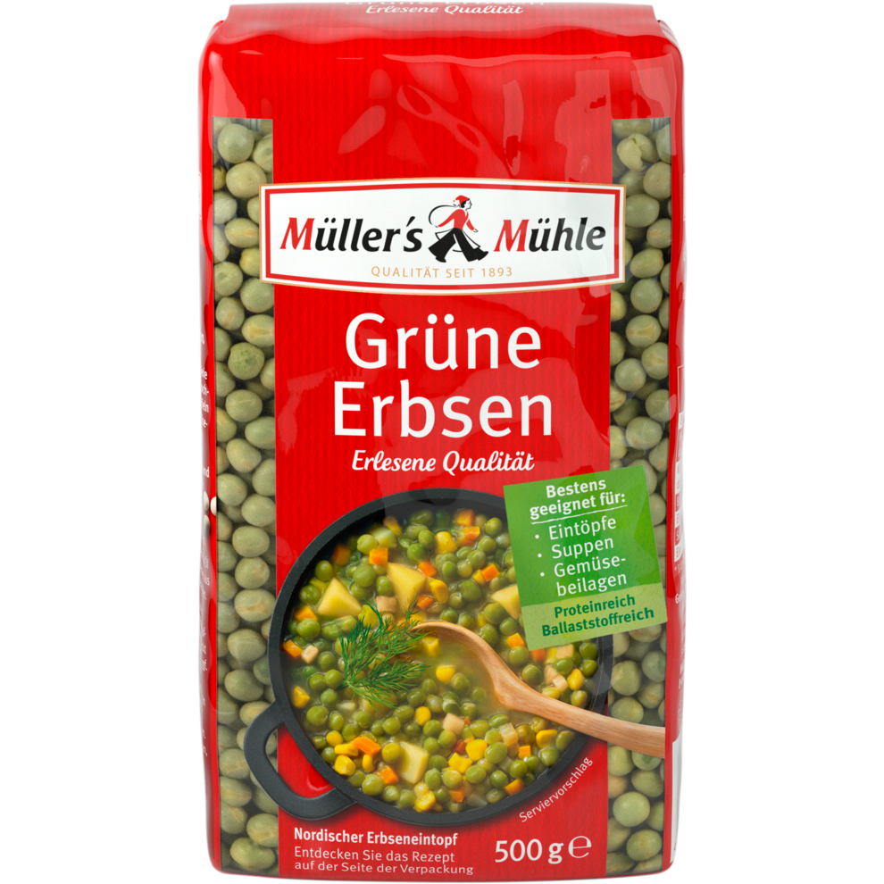 Grüne Erbsen