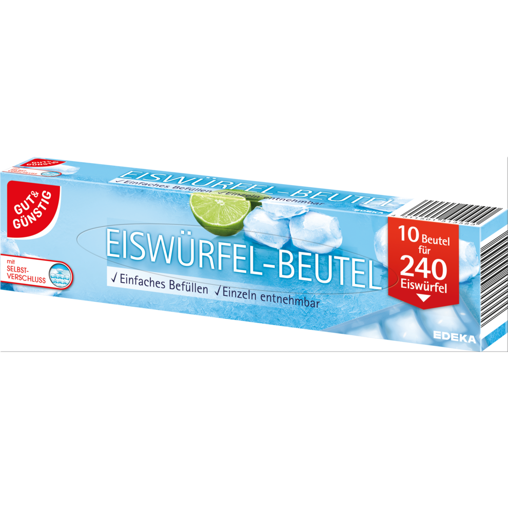 Eiswürfel Beutel