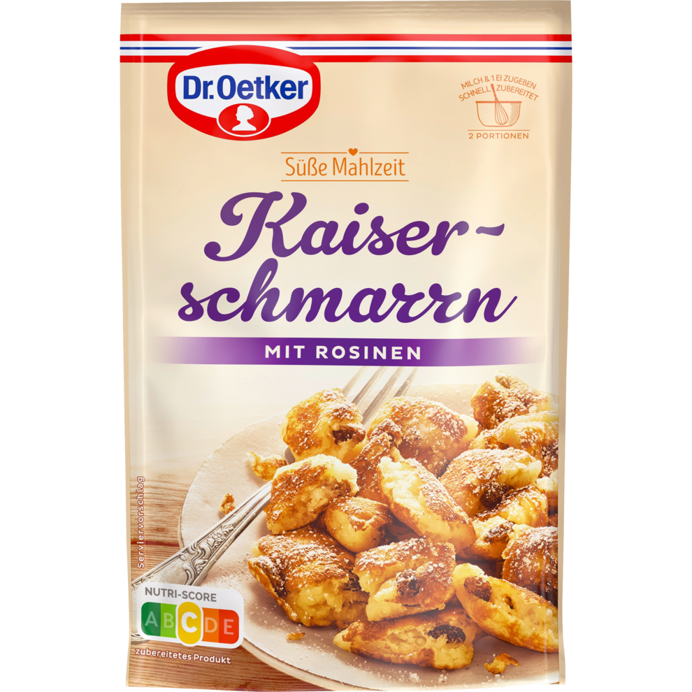 Süße Mahlzeit Kaiserschmarrn mit Rosinen