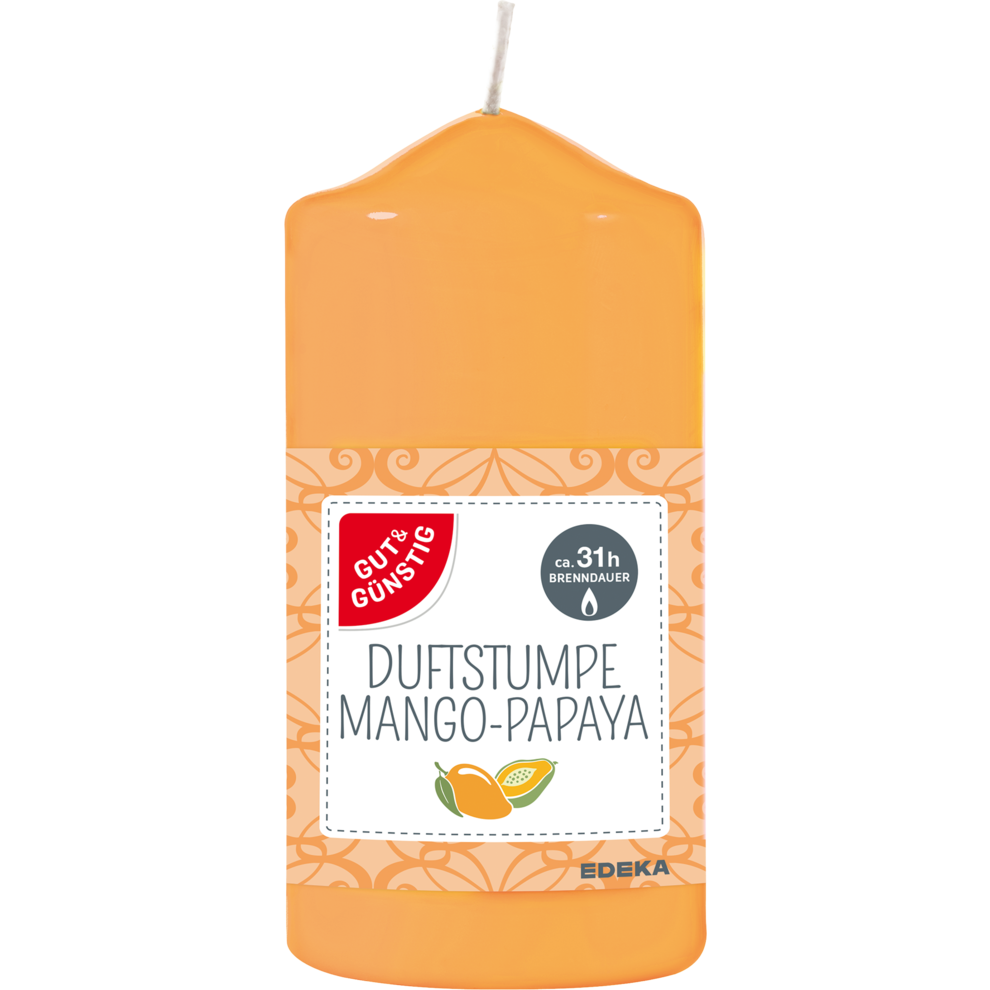 Duftstumpe 120/60 mm, Mango-Papaya