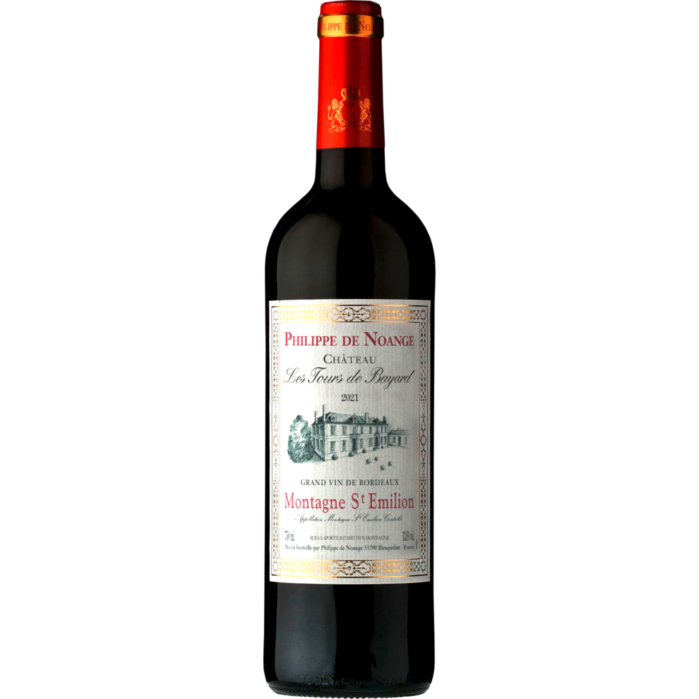 Philippe de Noange Mantagne St. Emilion A.C. mit Château-Bez.