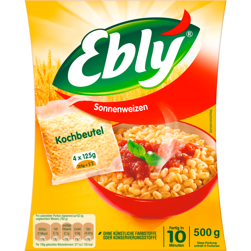 Vorgegarte Weizenkörner