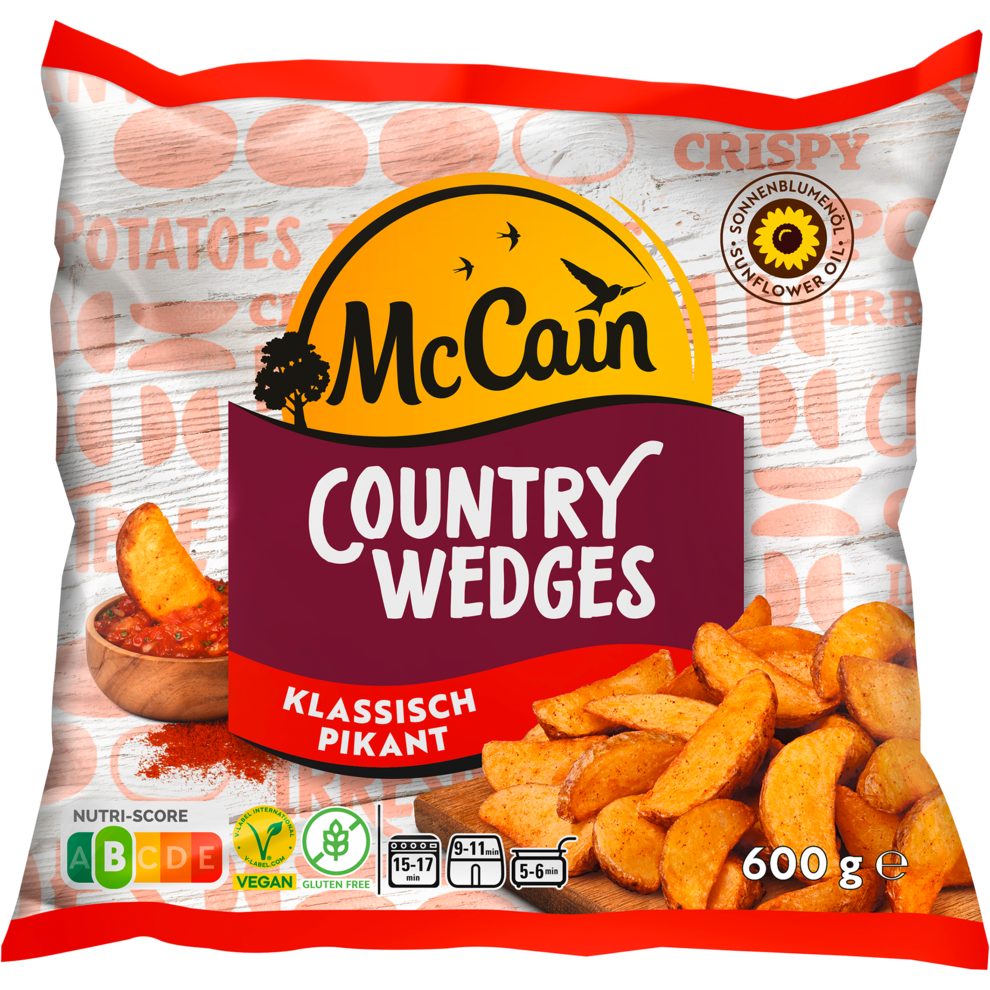 Country Wedges klassisch-pikant
