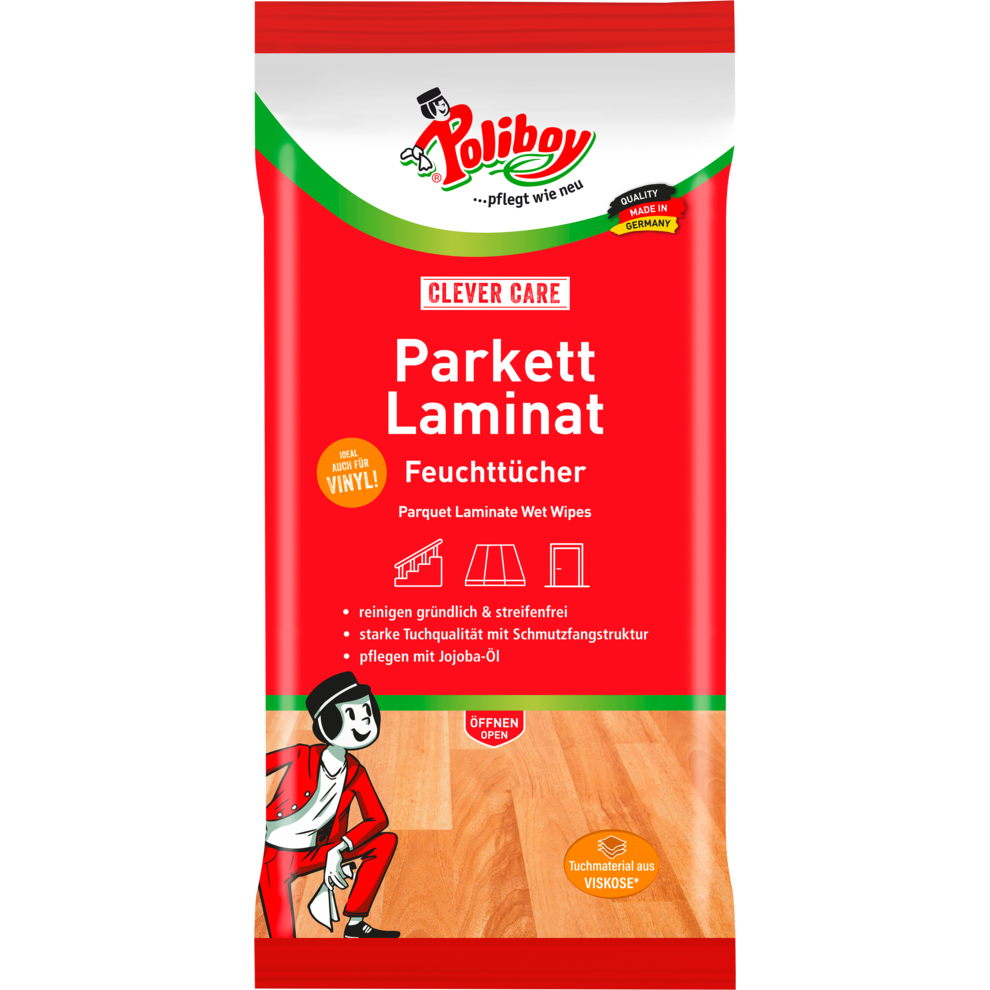 Parkett Laminat Feuchttücher