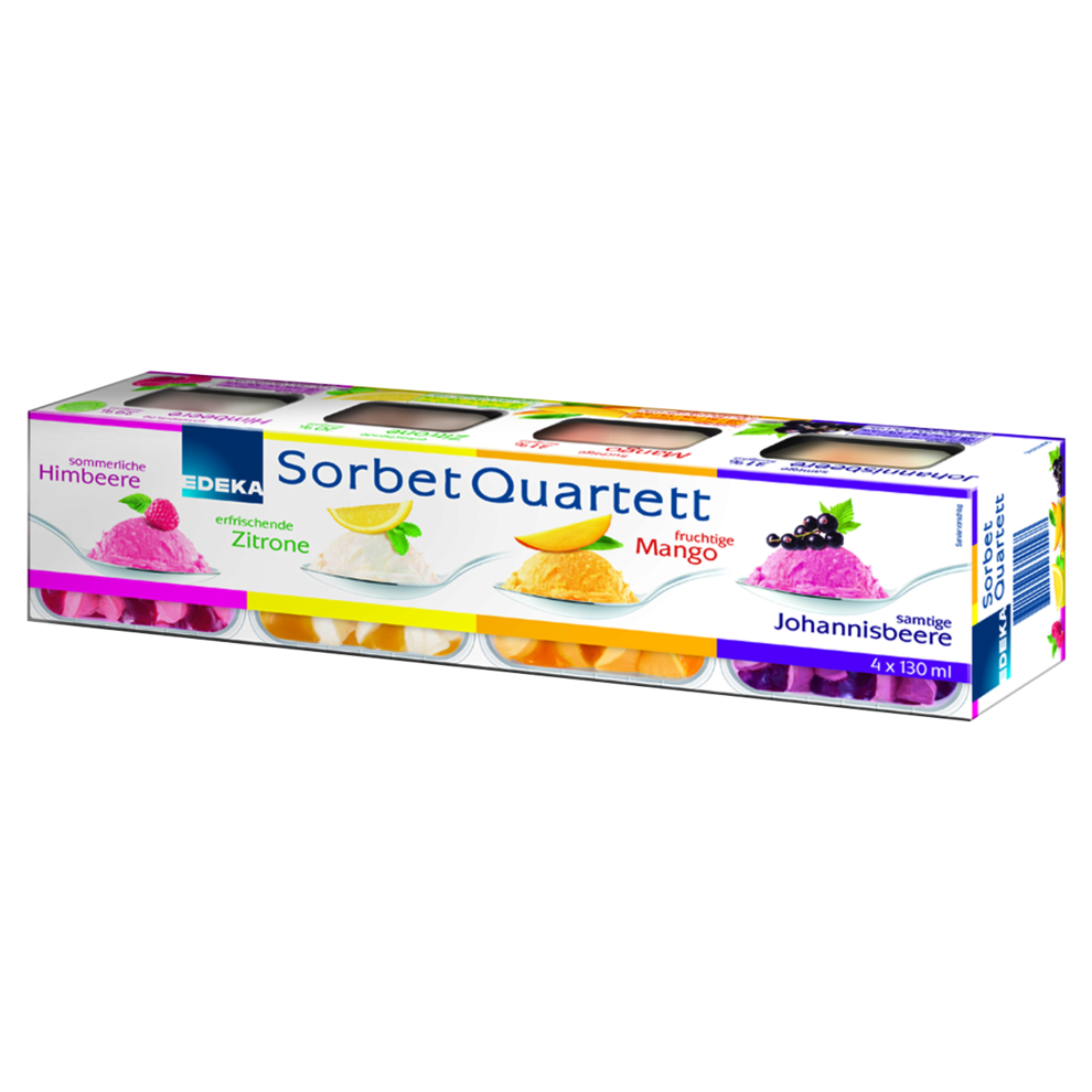 Sorbet-Quartett, 4 Stück | EDEKA