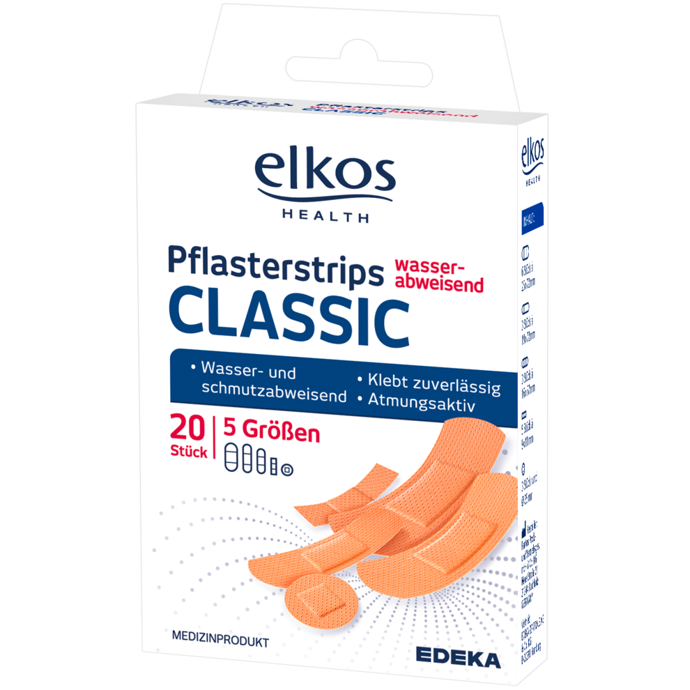 Pflasterstrips wasserabweisend