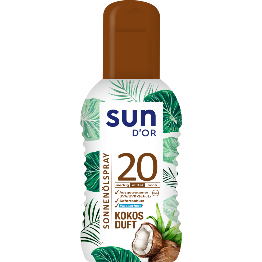 Sonnenölspray Kokos LSF 20 mittel