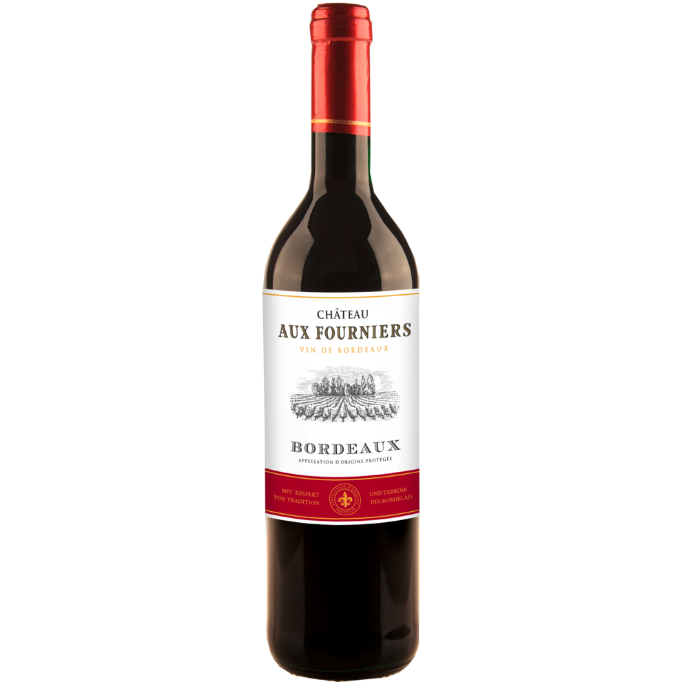 Bordeaux AOP mit Chateaubezeichnung rot