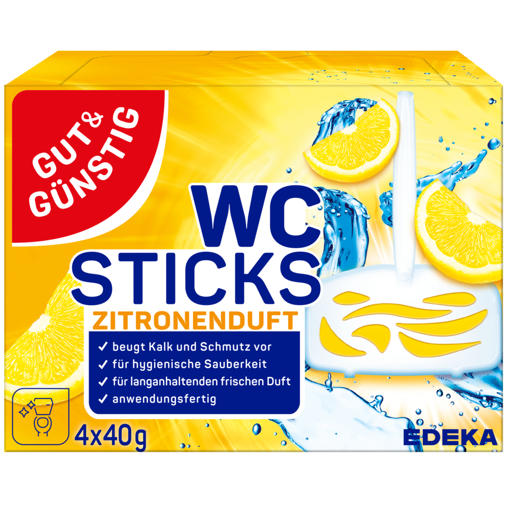 WC Sticks Zitronenduft