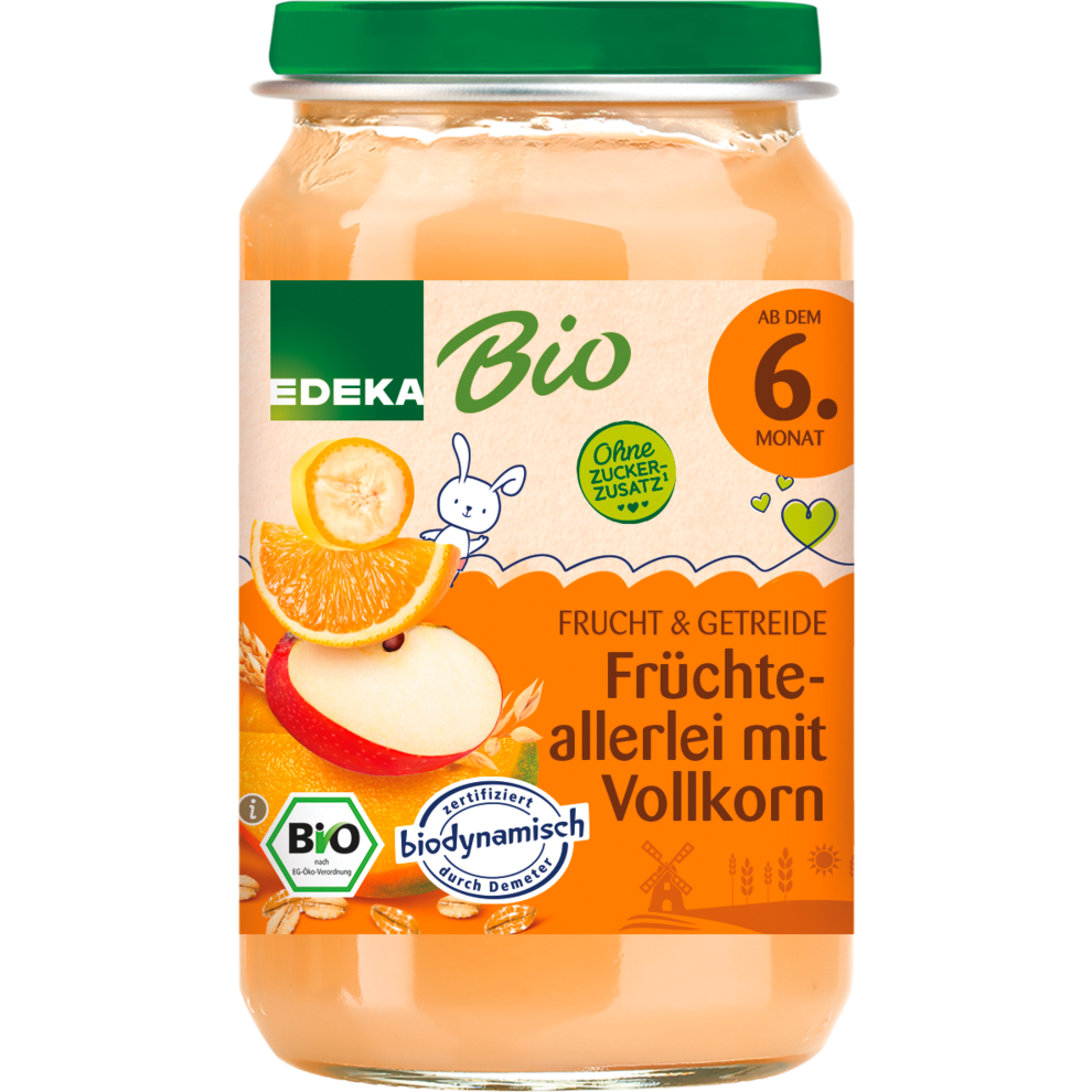 Früchteallerlei mit Vollkorn
