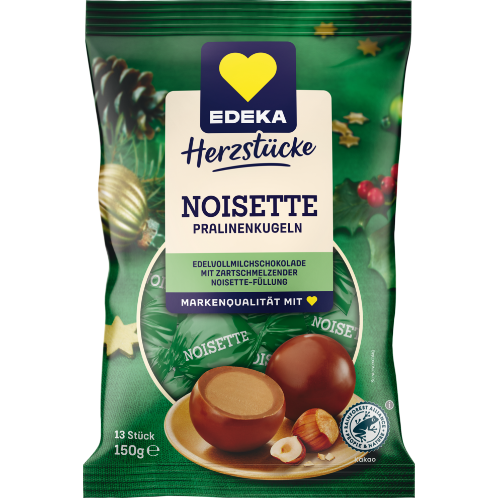 Weihnachtskugeln Noisette