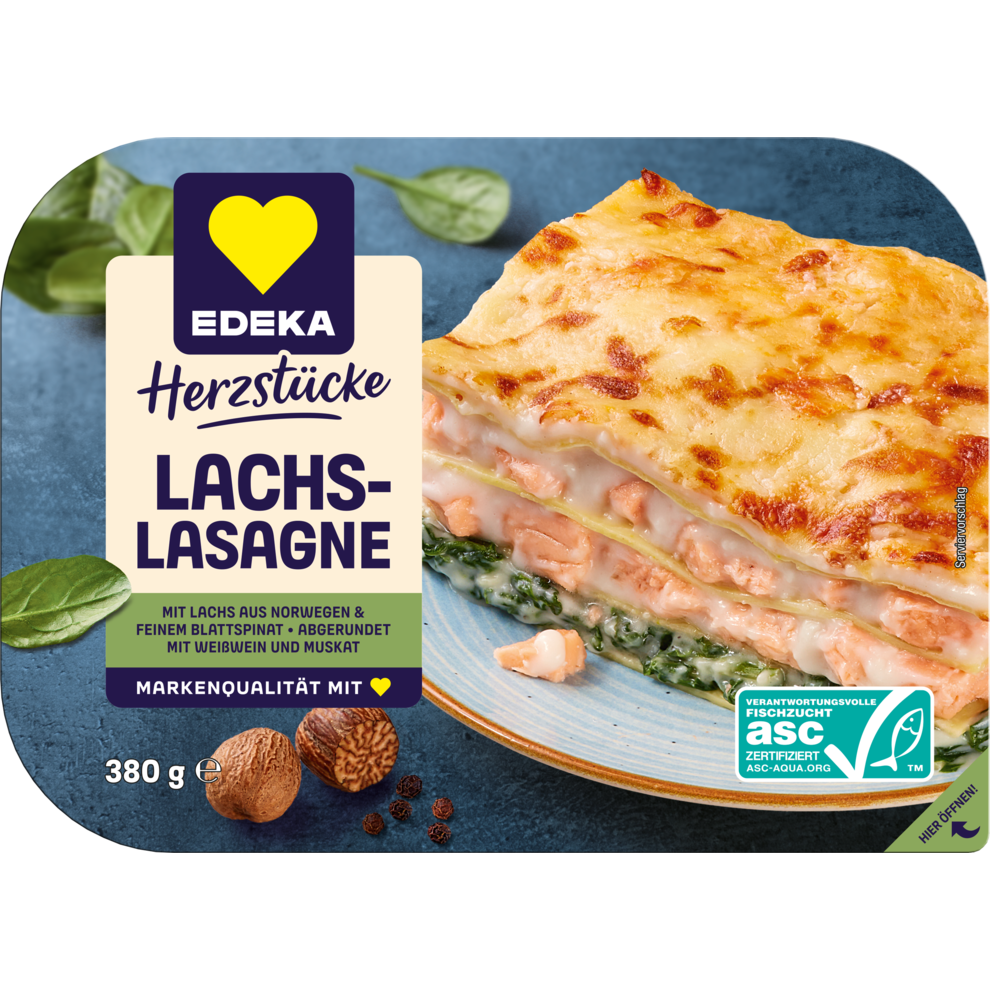 Lachslasagne