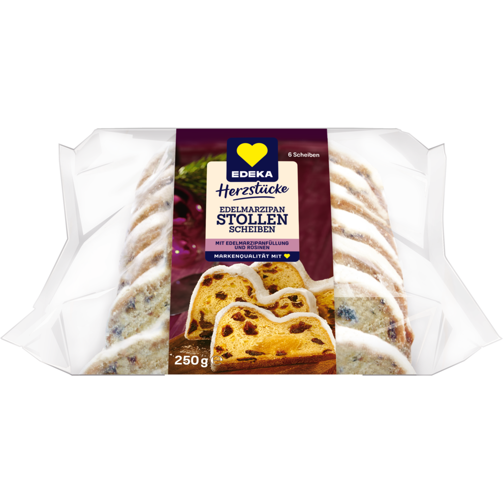 Marzipan Stollen-Scheiben