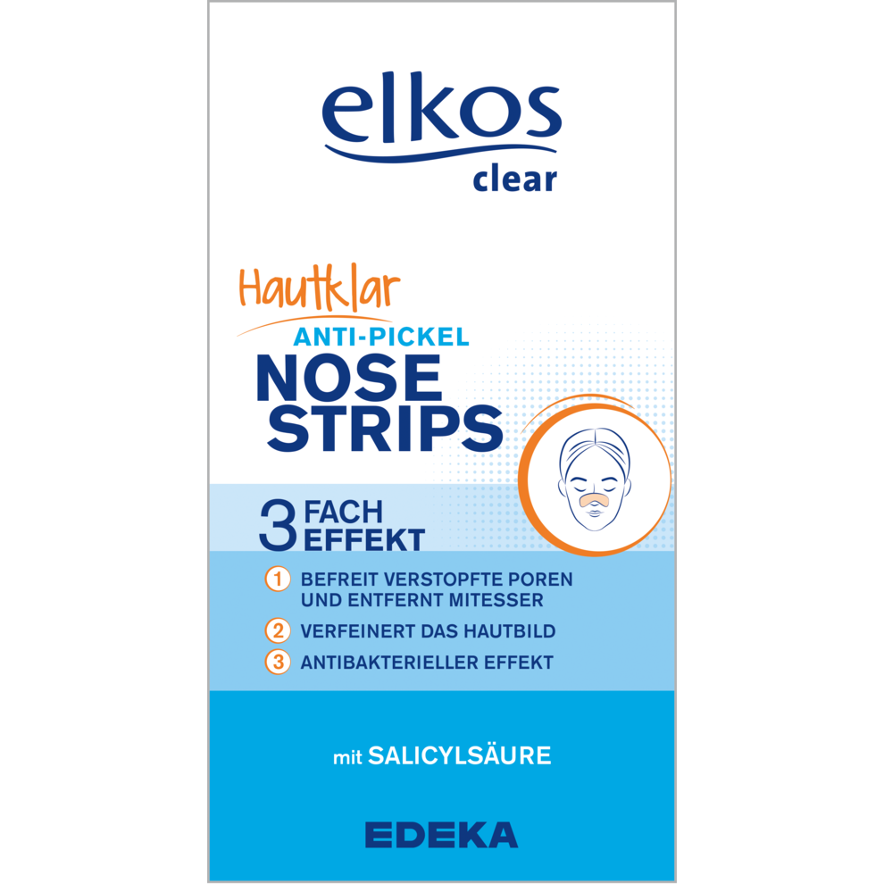 Hautklar Anti-Pickel Nose-Strips