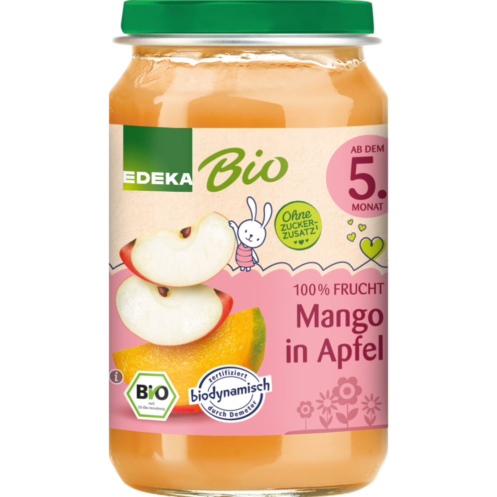 Mango in Apfel