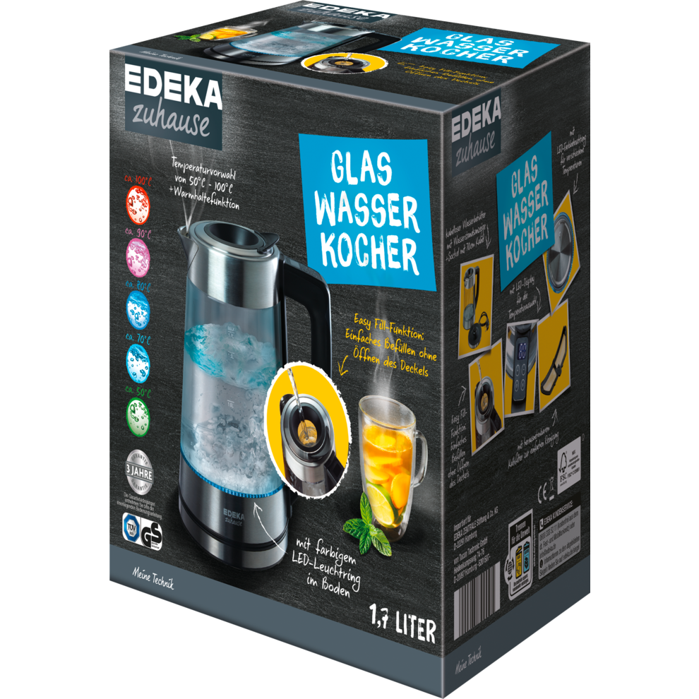 Glas-Wasserkocher