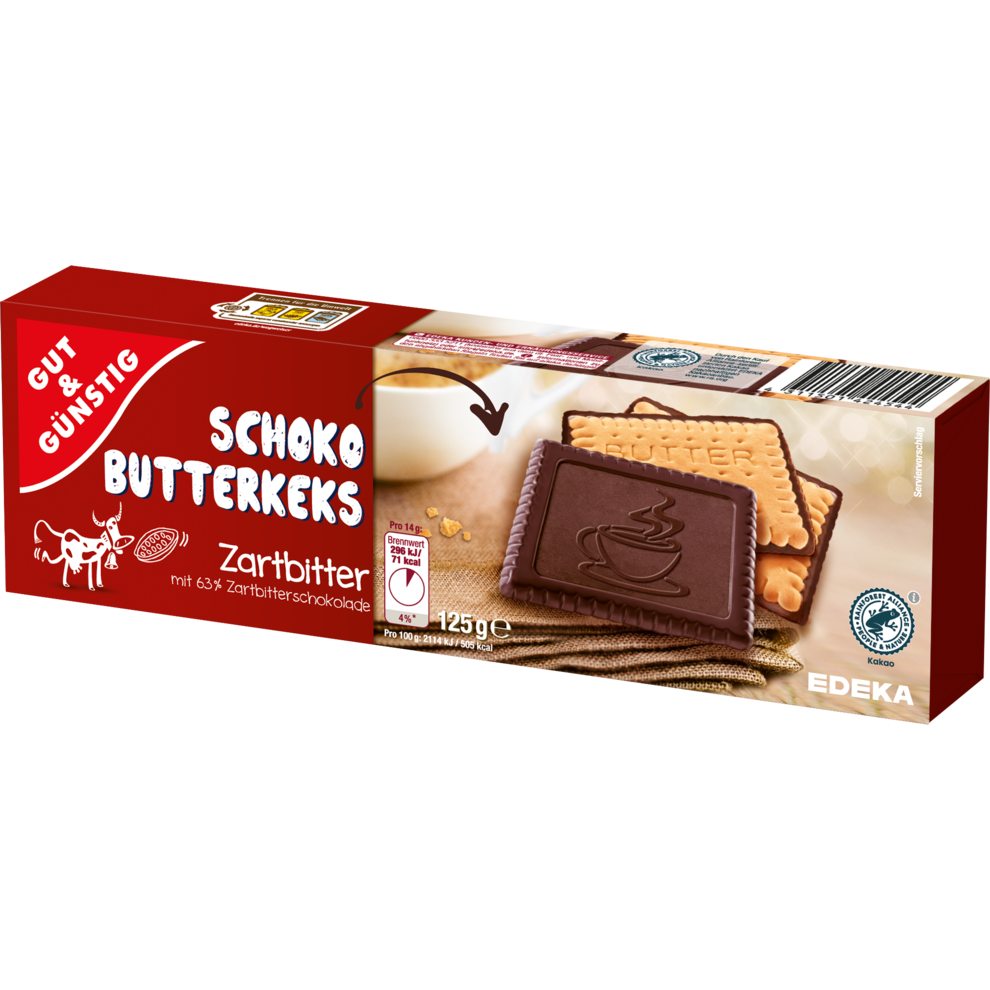 Schoko-Butterkeks Zartbitter | EDEKA