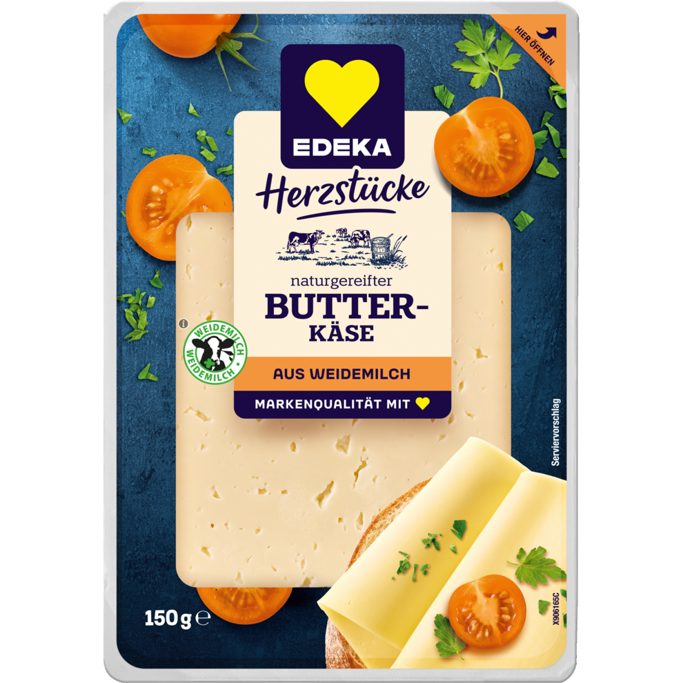 Butterkäse in Scheiben 45% Fett i. Tr.