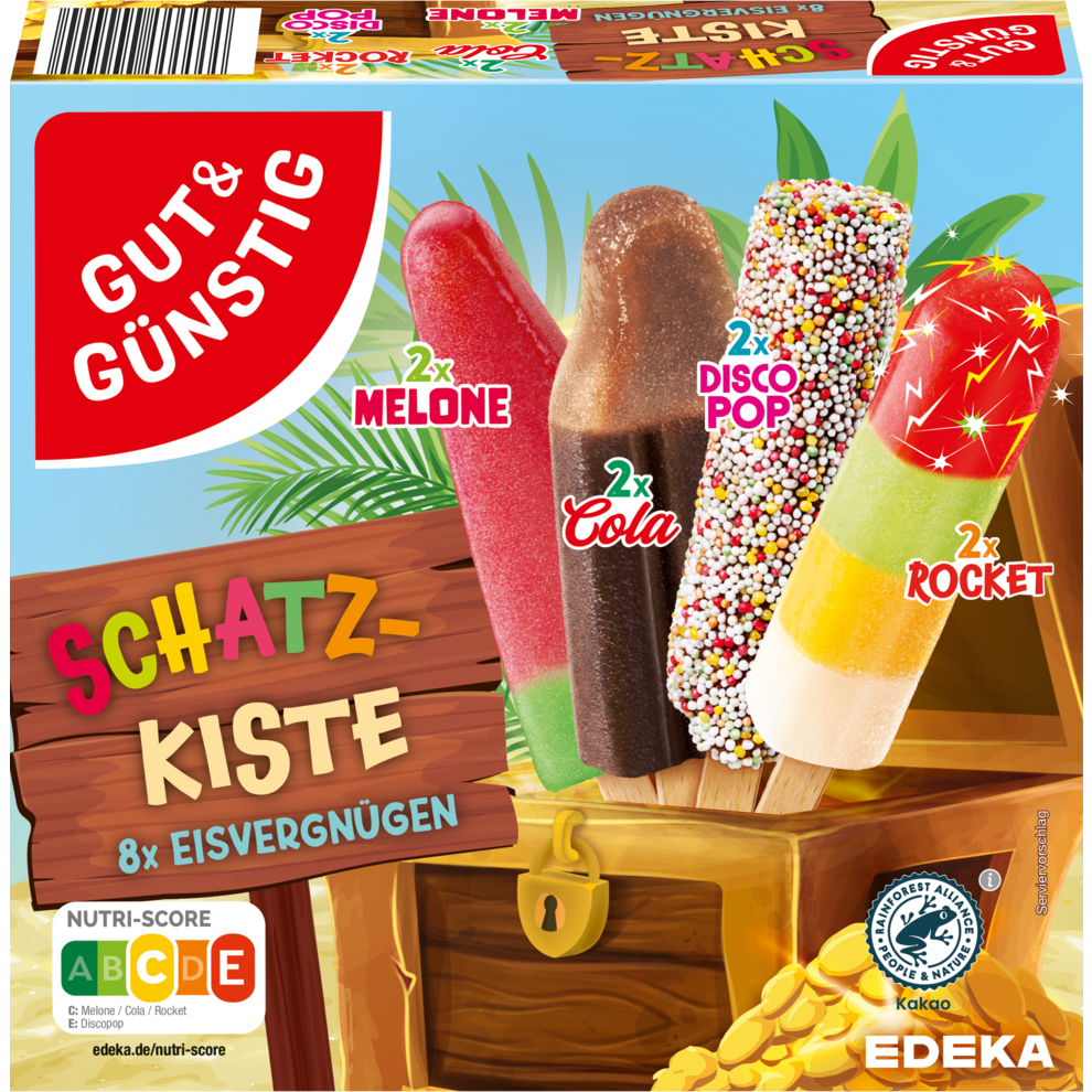 Schatzkiste Eis, 8 Stück