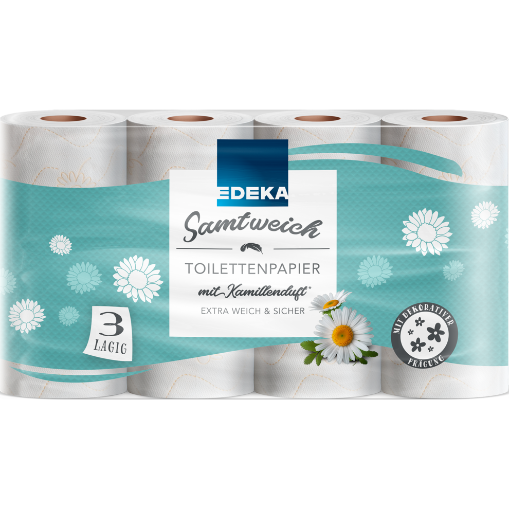 Samtweich Toilettenpapier Kamille 8er