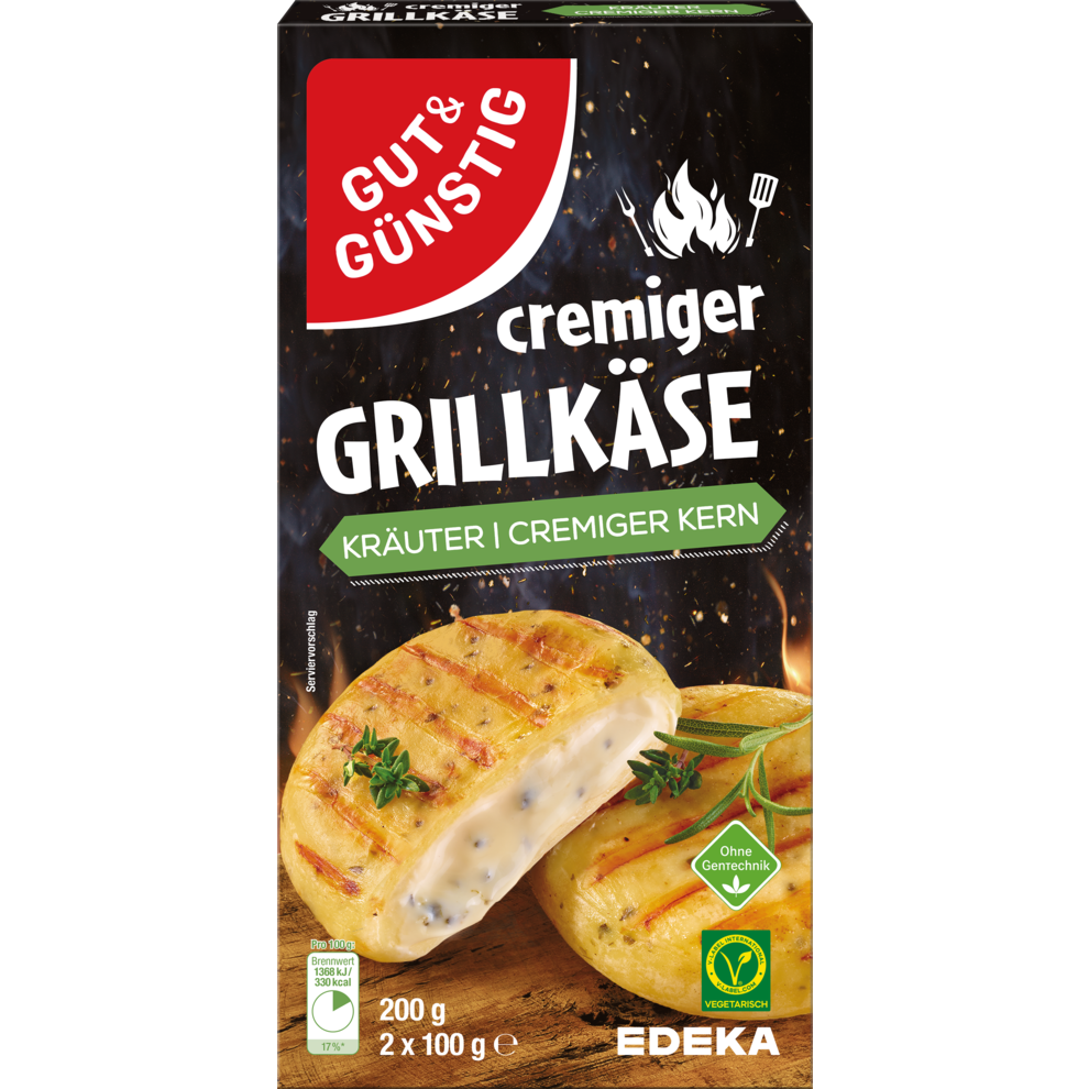 Cremiger Grillkäse Kräuter