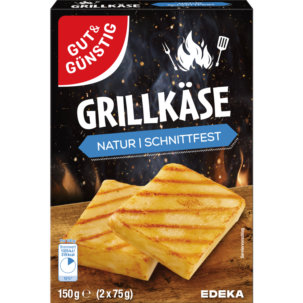 Schnittfester Grillkäse Natur