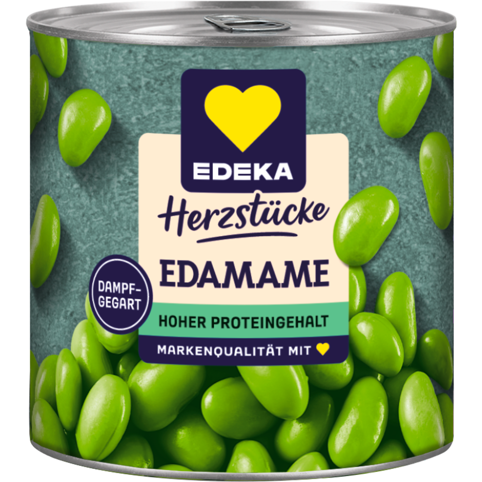 Edamame Dampfgegart