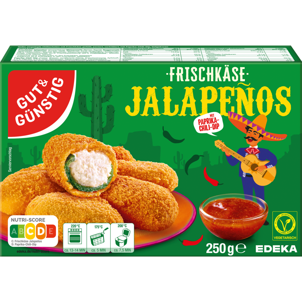 Frischkäse Jalapeños