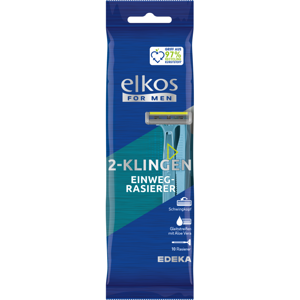 2-Klingen Einwegrasierer