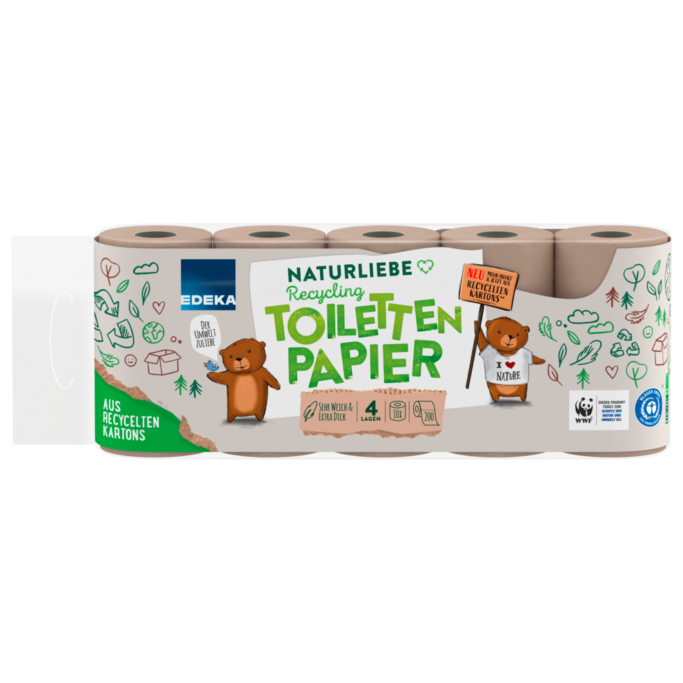 Toilettenpapier Recycling 10er