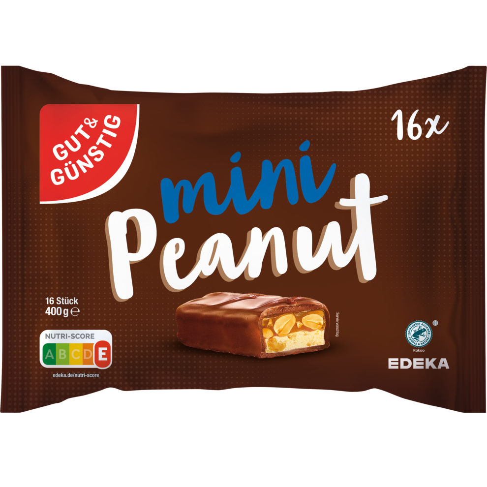 Mini-Schokoriegel Peanut