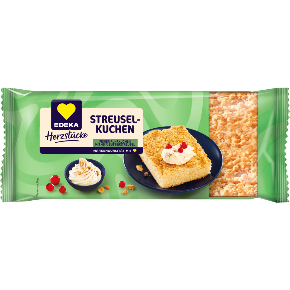 Streuselkuchen mit Butter