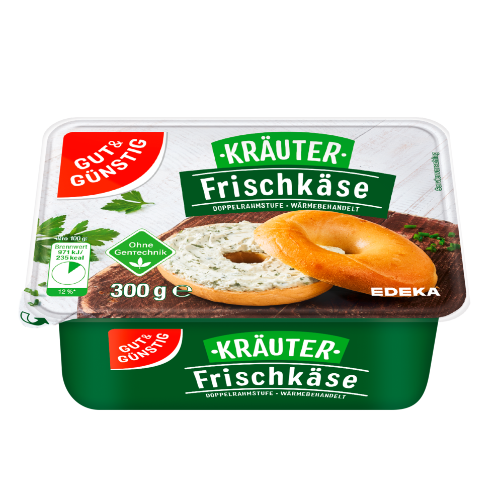 Frischkäse Kräuter 65 % Fett i. Tr.