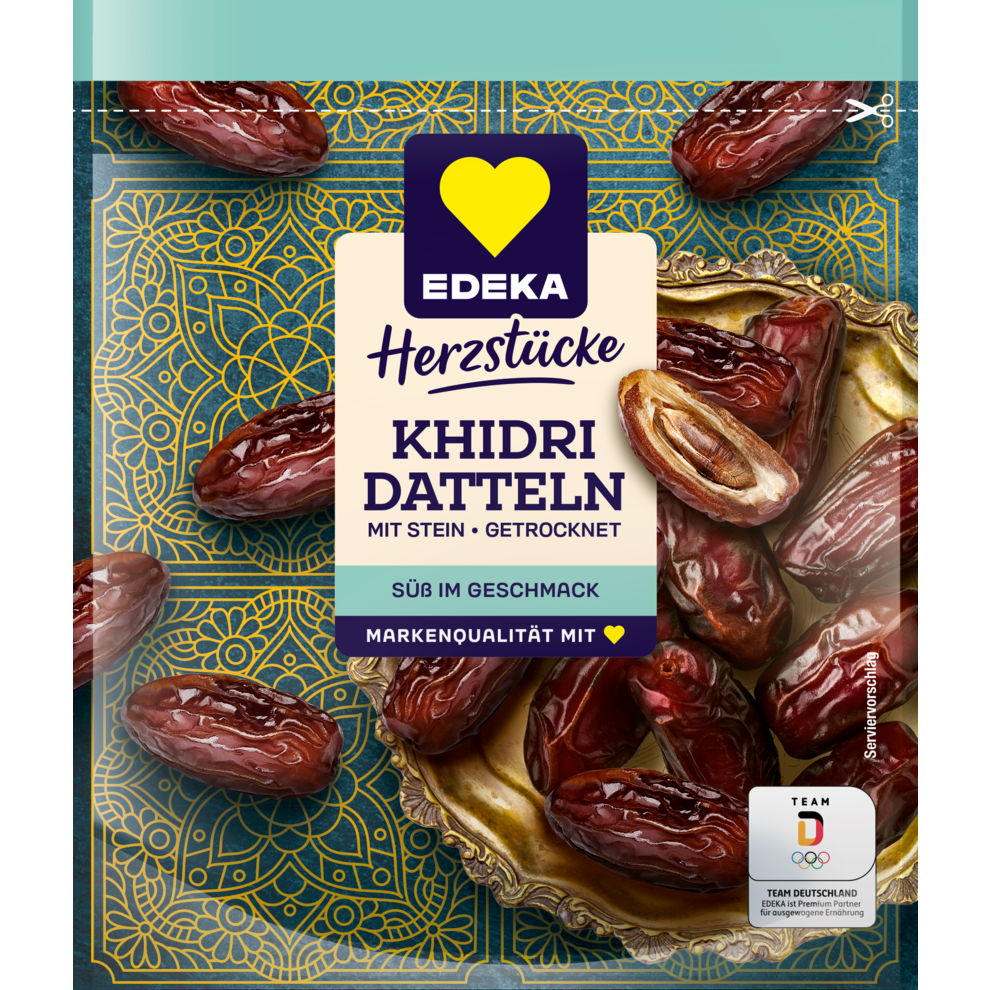 Khidri Datteln mit Stein