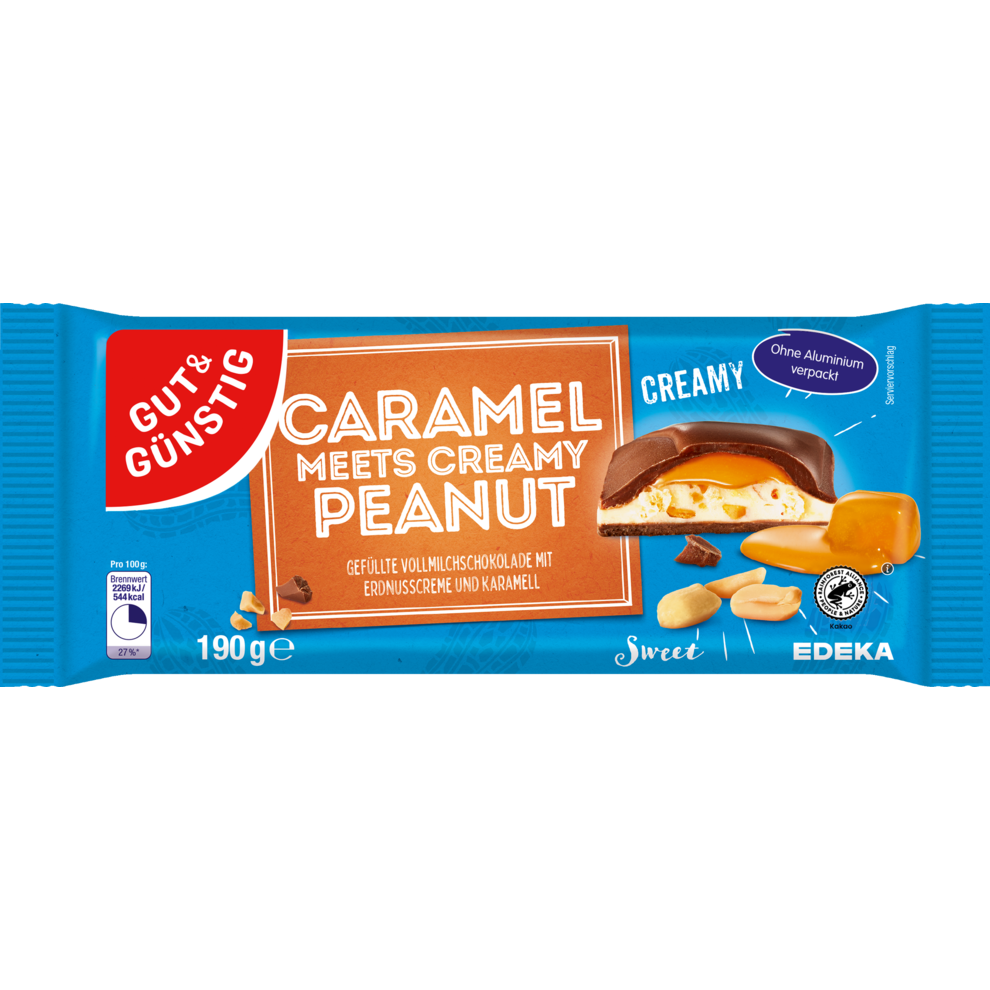 Caramel meets creamy Peanut