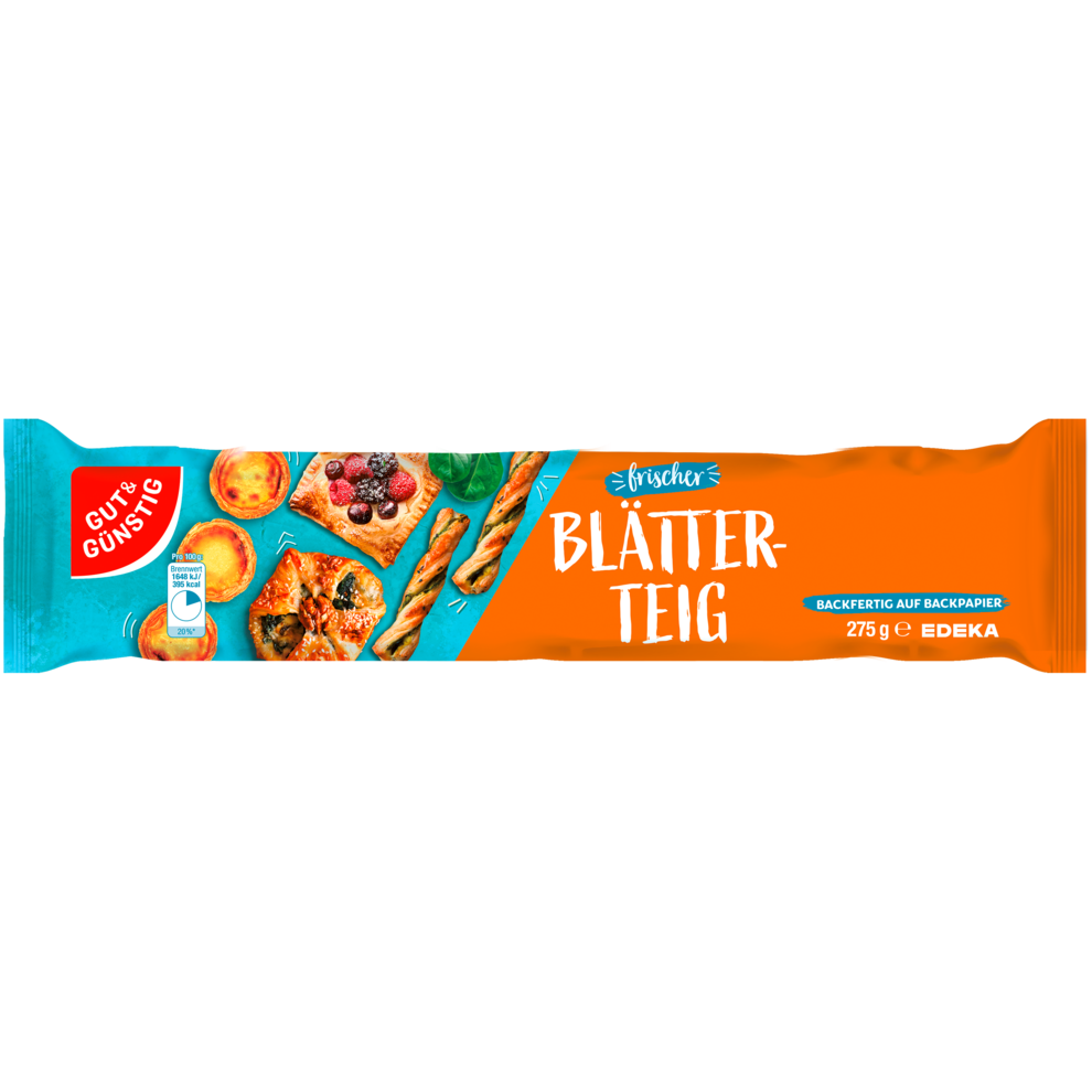 Frischer Blätterteig