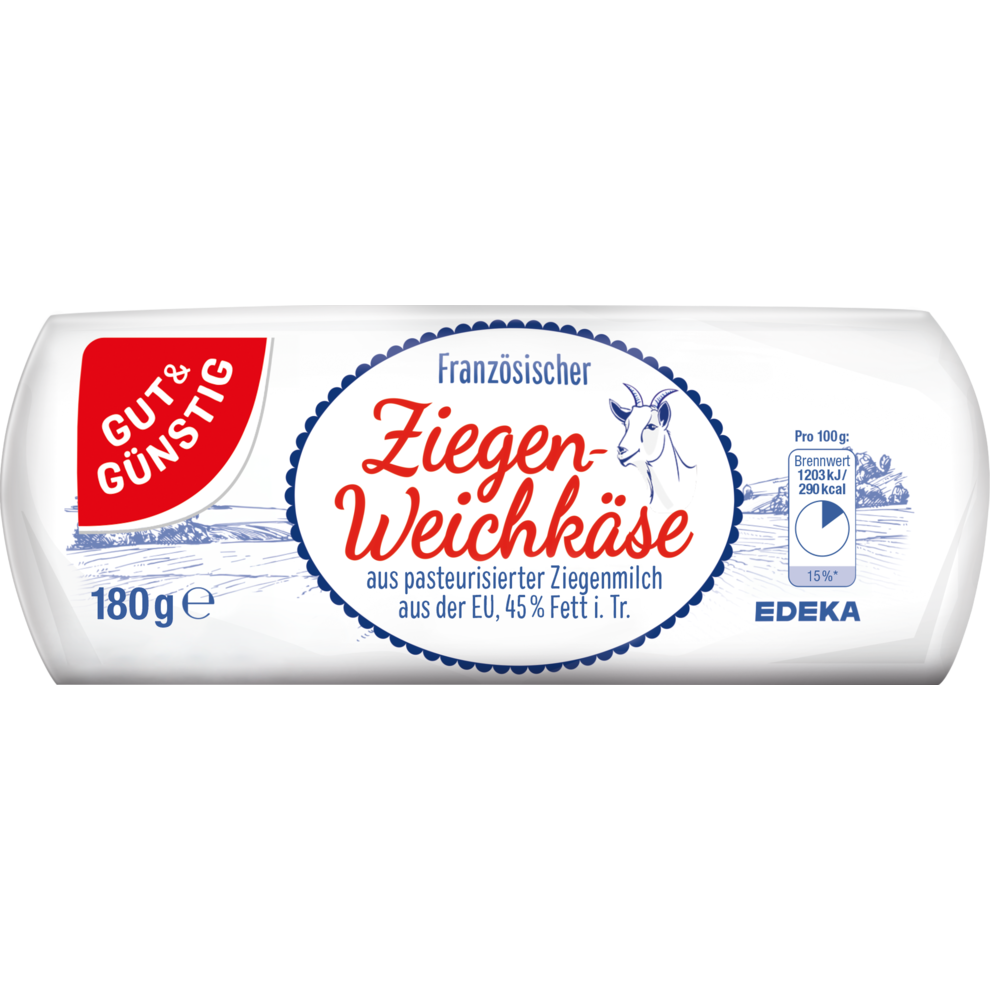 Französischer Ziegenweichkäse 45% Fett i. Tr.