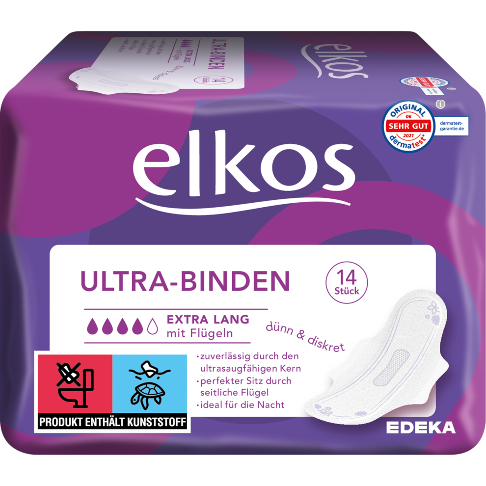 Ultra Binden Extra Lang, mit Flügeln