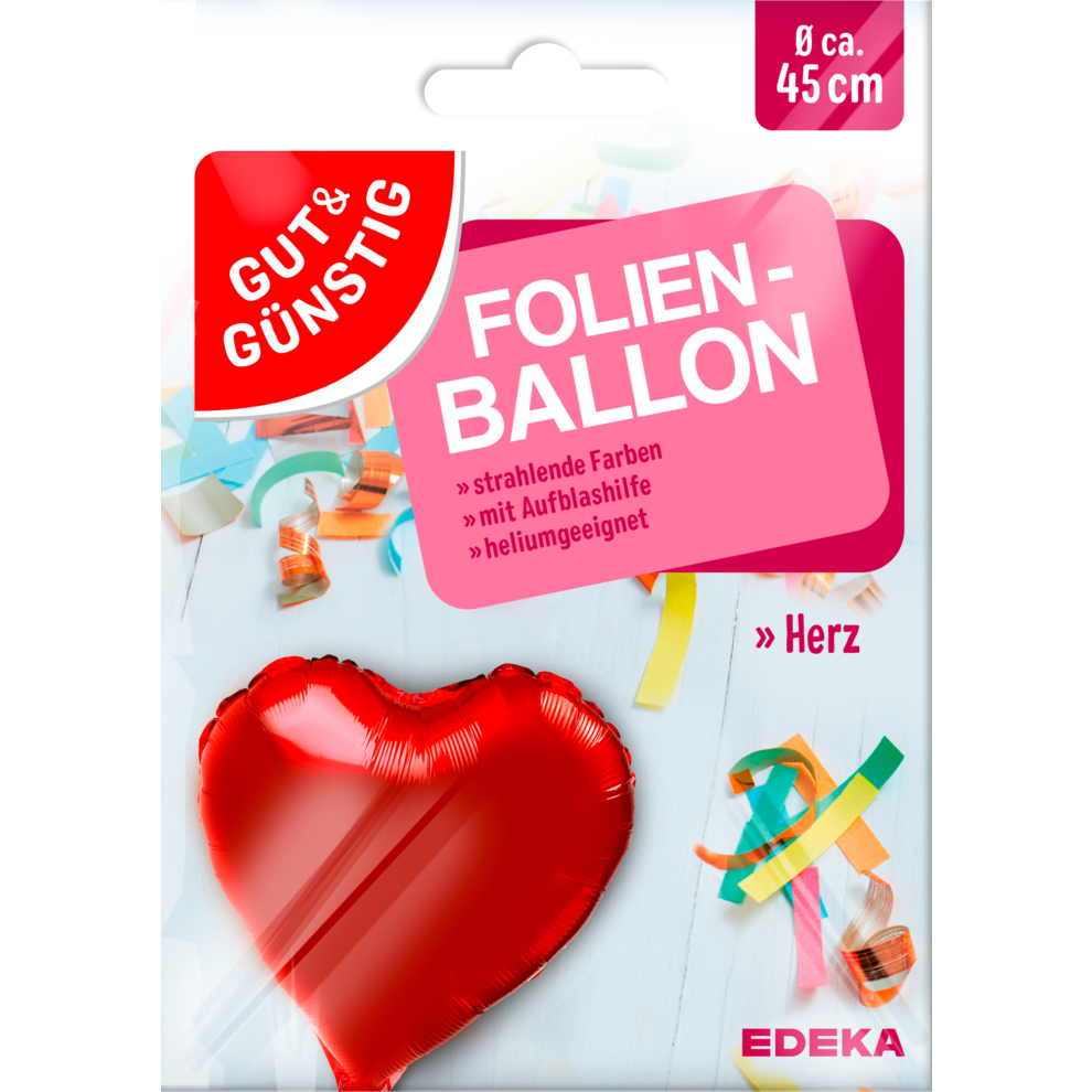 Folienballon Herz