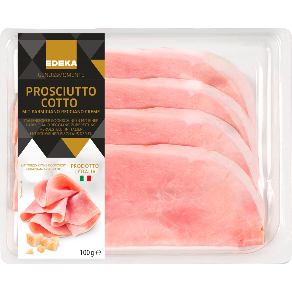 Prosciutto Cotto mit Parmigiano Reggiano Creme