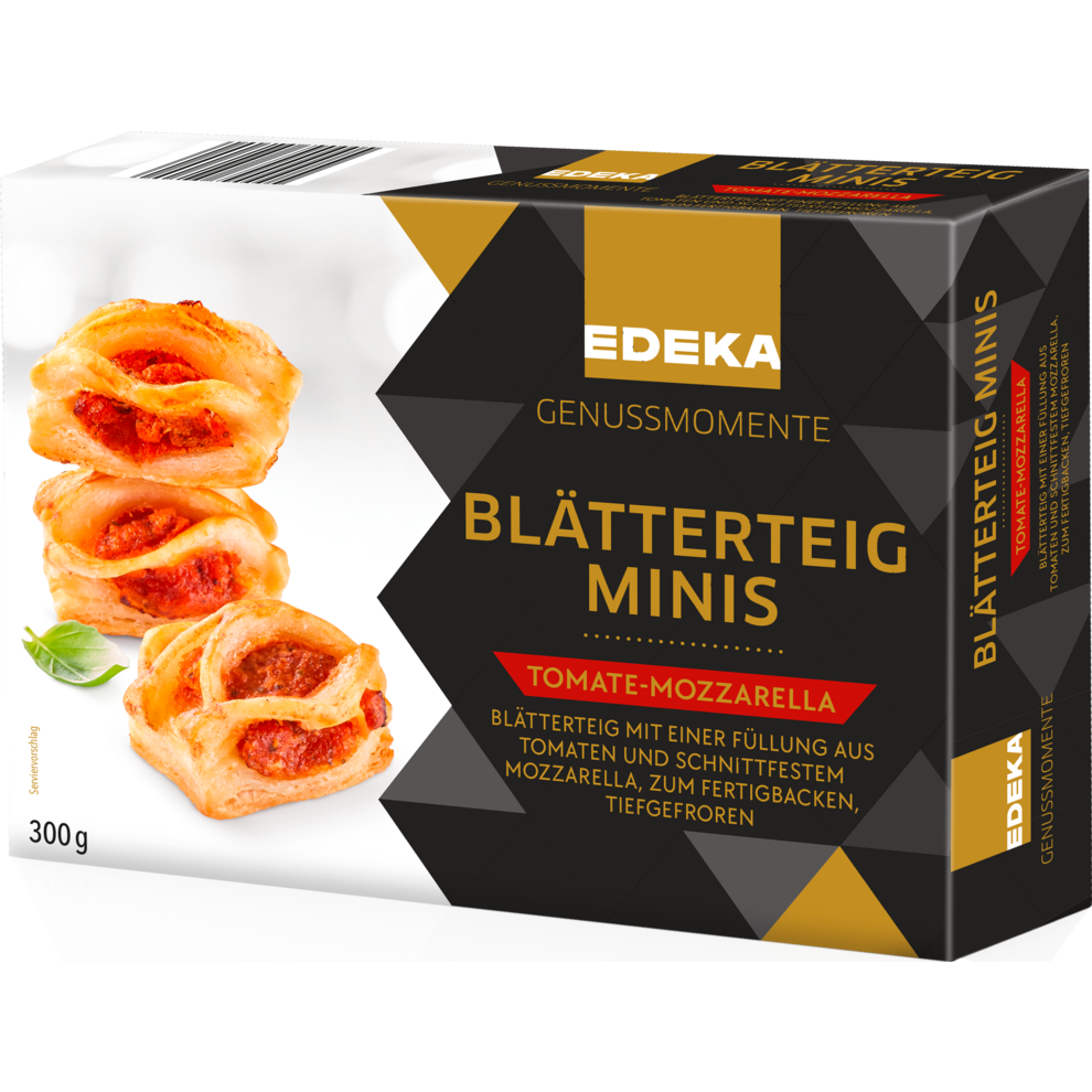 Blätterteig Minis Tomate-Mozzarella