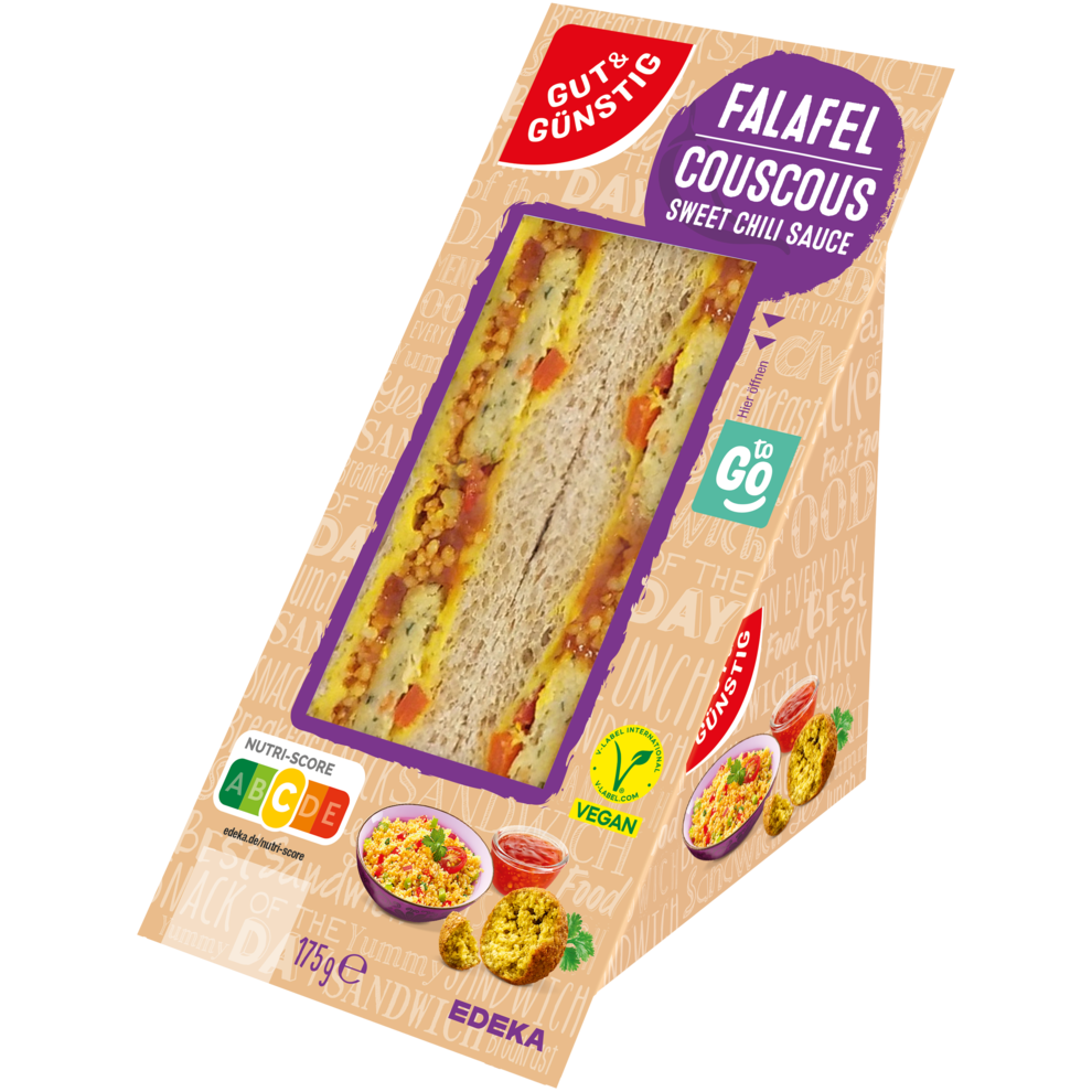 Sandwich Falafel-Couscous