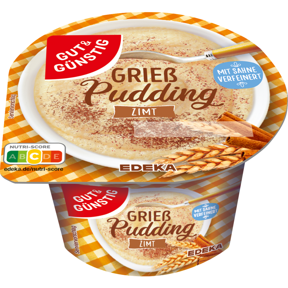 Grießpudding Zimt
