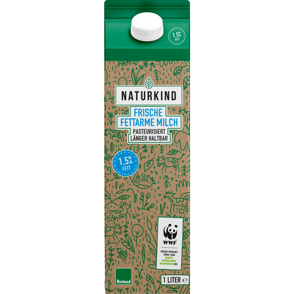 Fettarme Milch 1,5%