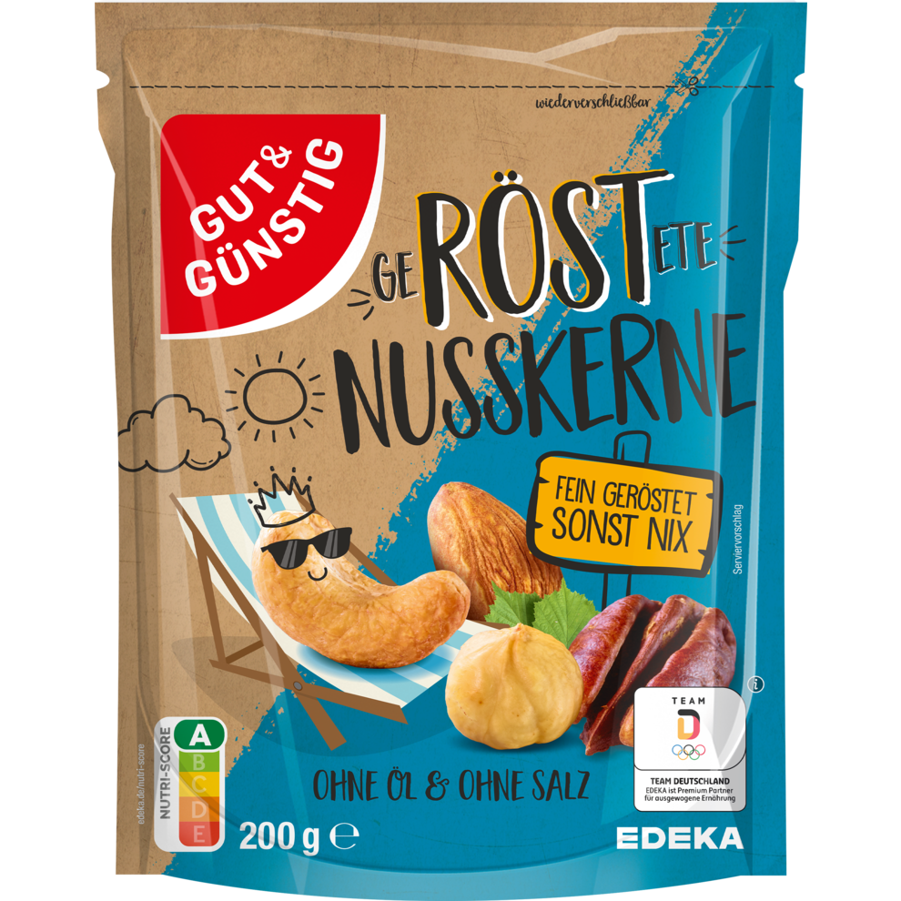 Geröstete Nusskerne