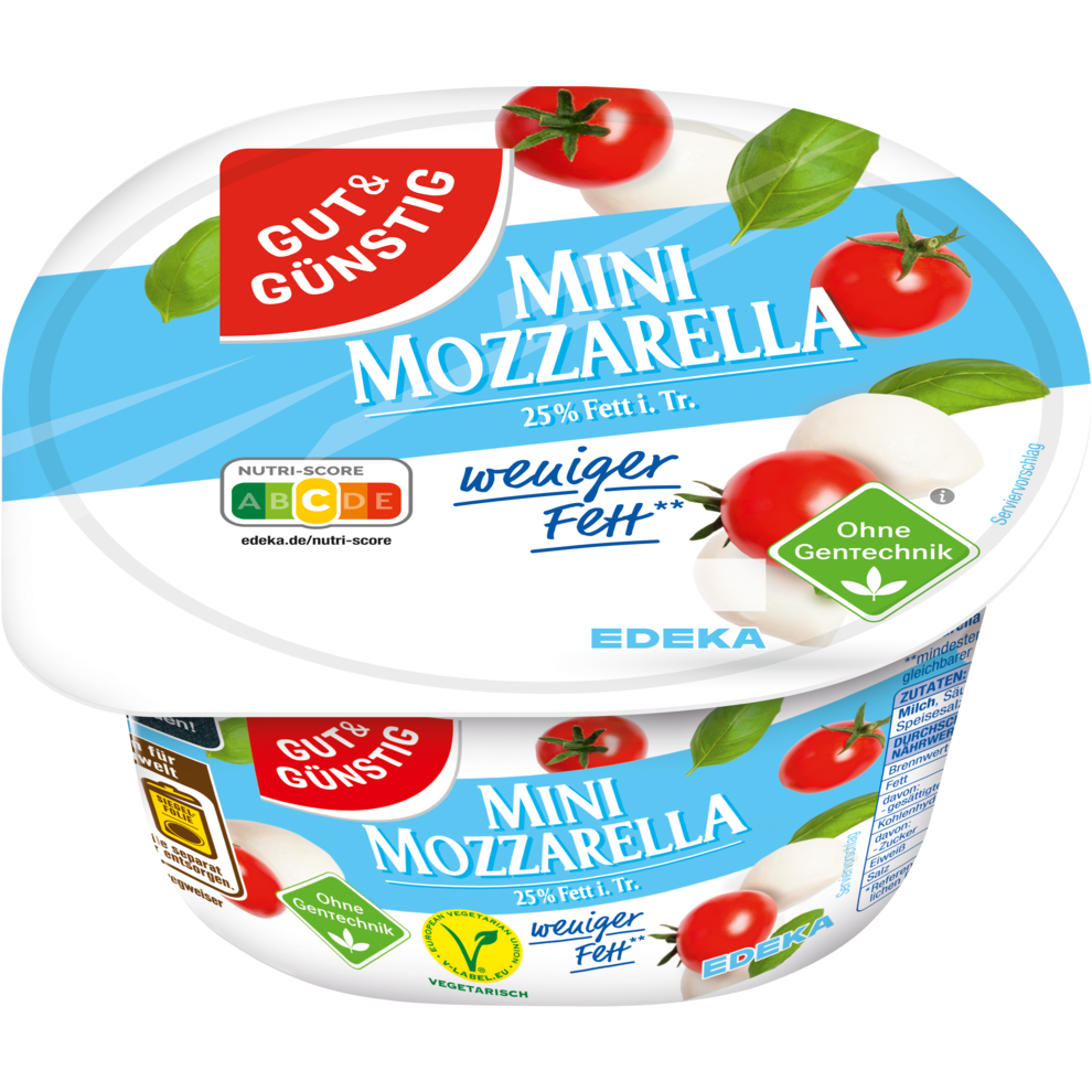 Mini Mozzarella 8,5% Fett absolut